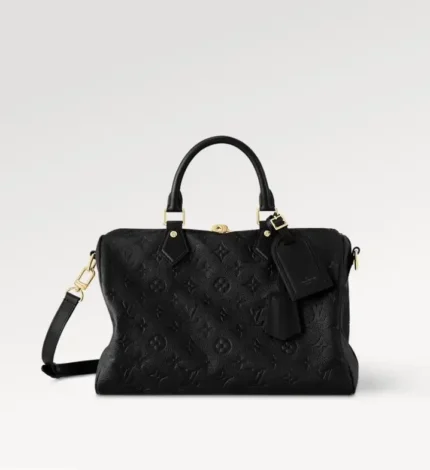 LOUIS VUITTON SPEEDY SOFT 30 M47186 LEATHER BLACK (30*21*17cm)