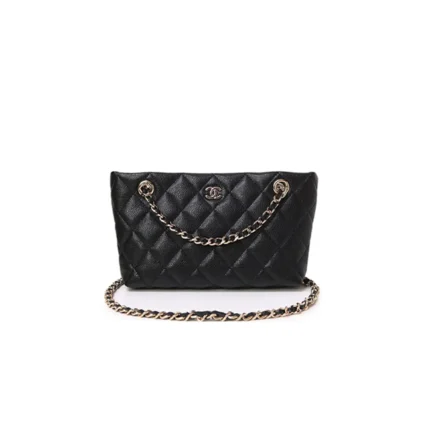 CHANEL TIMELESS CLASSICS LINE CHAIN CLUTCH BAG CAVIAR LEATHER (17.5*11.5*4cm)