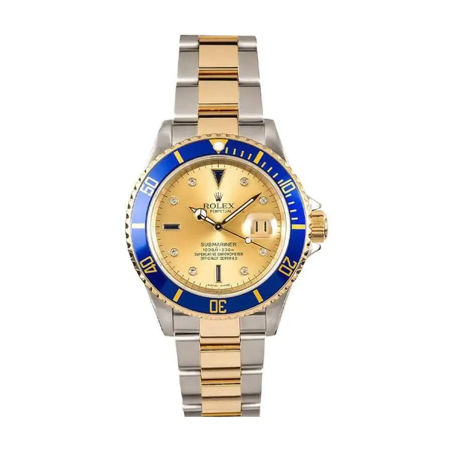rolex-submariner-two-tone-stainless-steel-gold-diamond-16613-replica.webp