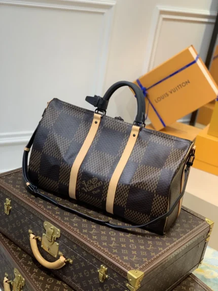 Louis Vuitton Keepall Bandouli??re-50.0 x29.0 x23.0CM