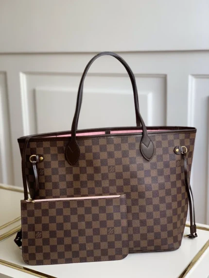 Louis Vuitton Neverfull MM (Pink Inside) -32*29*17CM